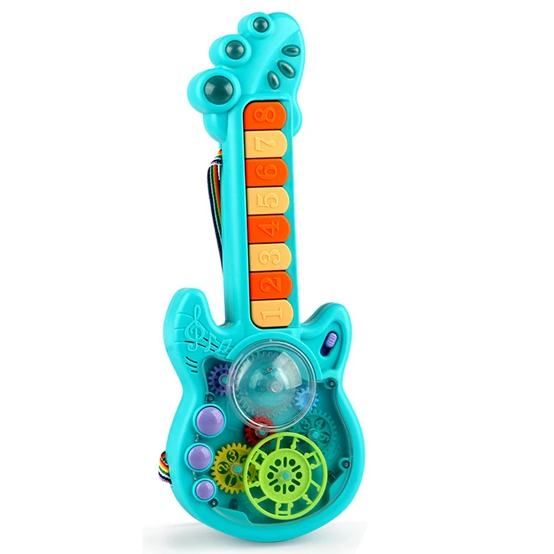 Musical Guitar For Toddlers, Musical Guitar With Flashing Lights And Sounds, Violin Played By Babies And Toddlers