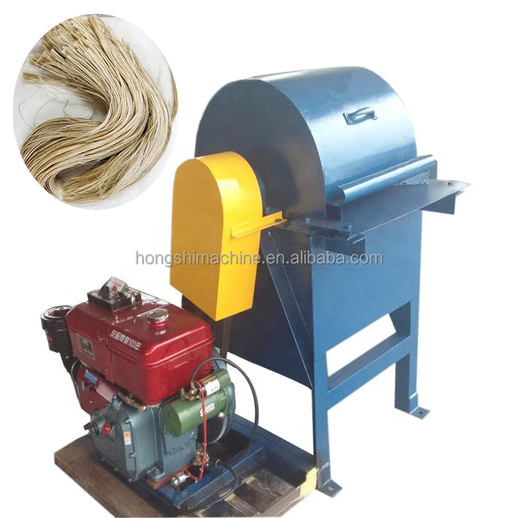 Farm banana stem fiber processing machine banana fibre decorticator sisal fiber extracting machine