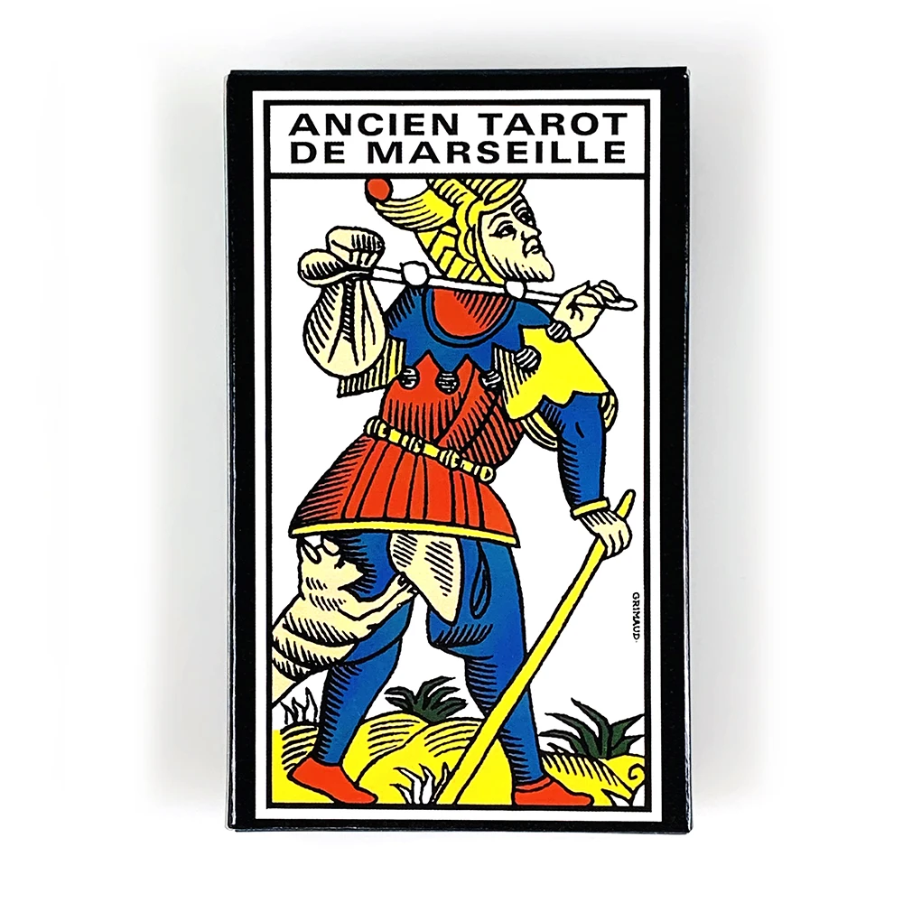 French Ver. Ancien Tarot De Marseille Cards Classic Marseille Tarot Deck Fortune Divination Tarot Board Games for Beginners