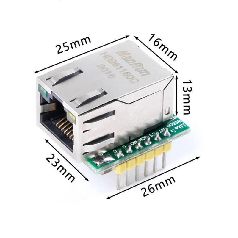 1pcs W5500 Ethernet network module hardware TCP / IP 51 / STM32 microcontroller program over W5100