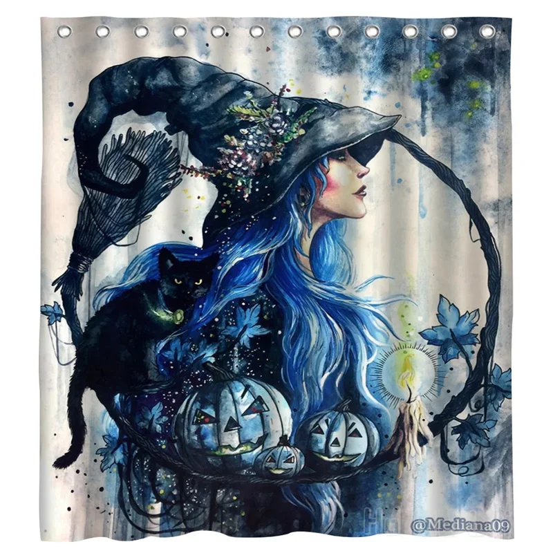 Hecate Statue Of Evil Grotesque Black Cat Greek Pagan Goddess Voodoo Altar Witch Shower Curtain By Ho Me Lili Home Decorative