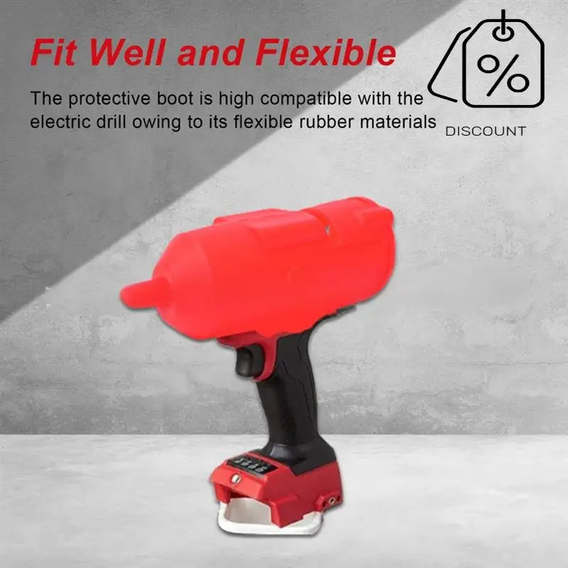 

AB35-M18 Impact Wrench Protective Boot Fit For 49-16-2767-20 High Torque Impact Wrench Protective Sleeve