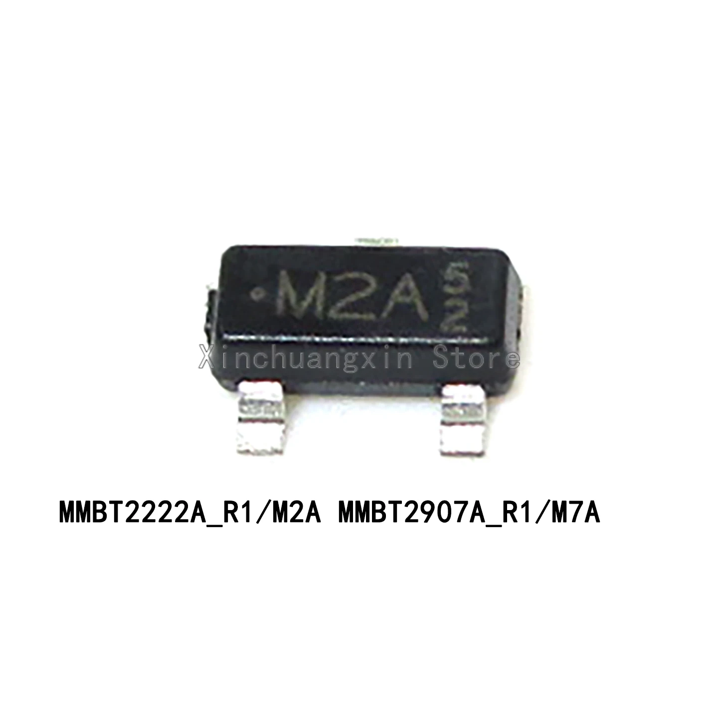 50PCS MMBT2907A 2222A_R1_00001 SOT23 NPN/PNP bipolar transistors, silkscreen-marked M7A/M2A