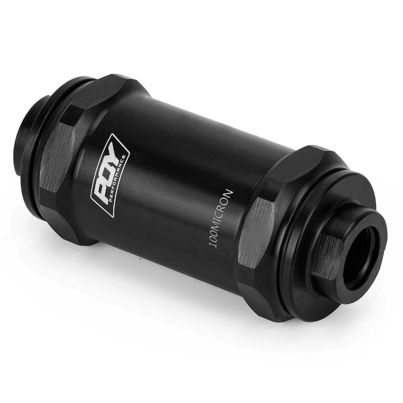 Filtro de combustível de boleto AN6 /AN8 /AN10 ajustável com aço inoxidável de 10 mícrons 100 mícrons para fluxo limpo de combustível em aplicação de gás combustível