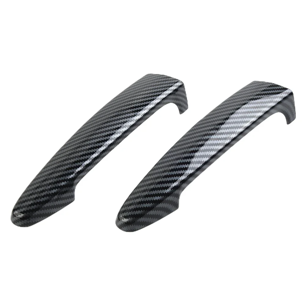 

Car Covers Trims Quality ABS Replacement Parts Black Door Handle Easy To Install ABS Plastic Comfortable Practical To Use