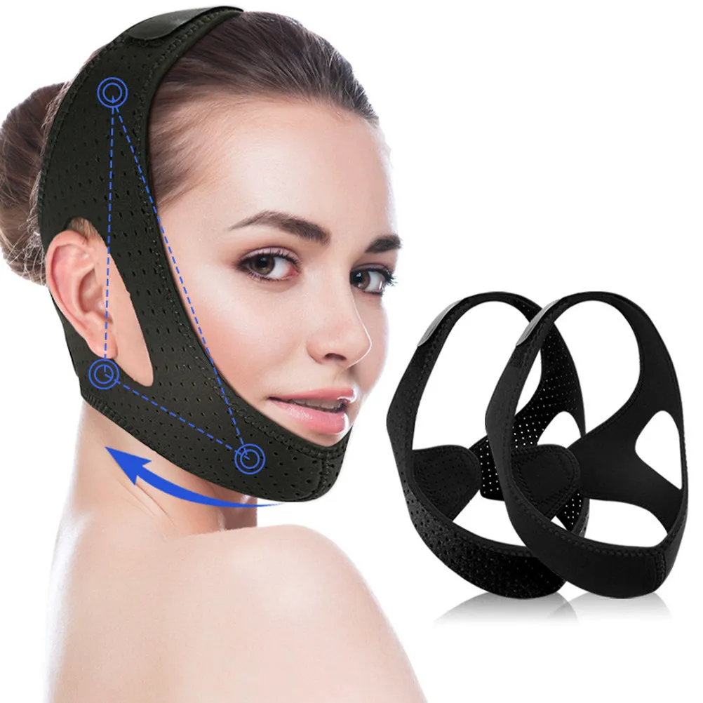 Premium Anti Snore Chin Strap Soft Breathable Fabric Supports Jaw Position Prevents Snoring for Better Sleep Quality