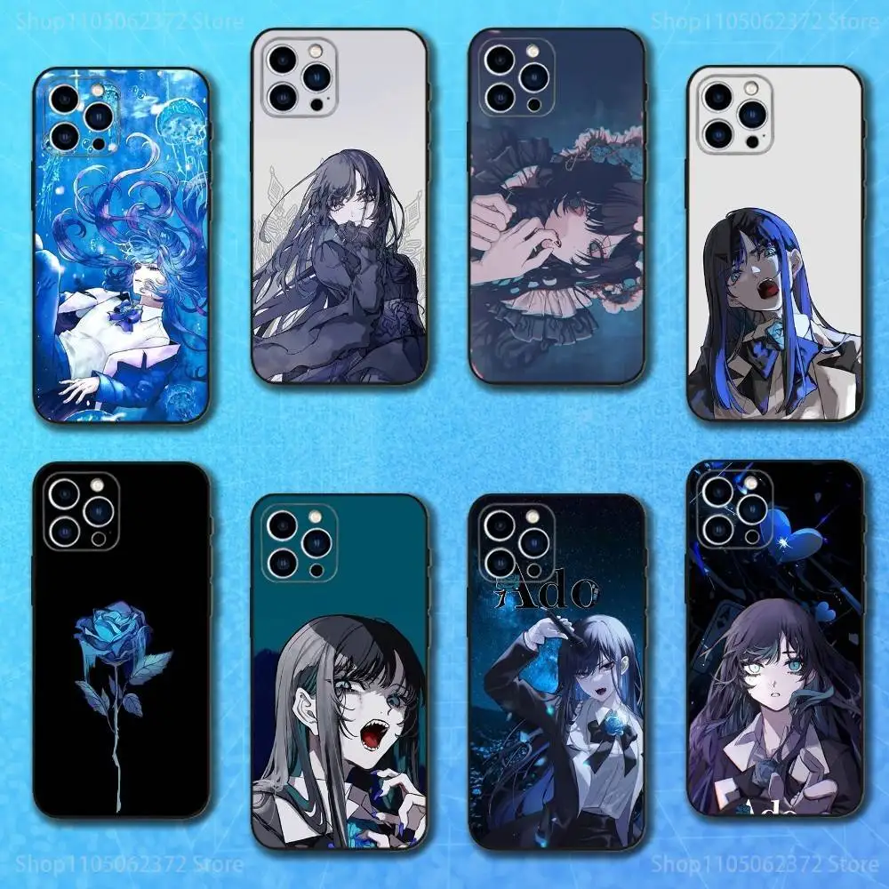 

R-Rule A-Ado K-Kyogen Phone Case For iPhone 16,15,14,13,12,11 Plus,Pro Max,XS,X,XR,SE,Mini,8,7,Soft Silicone Black Cover