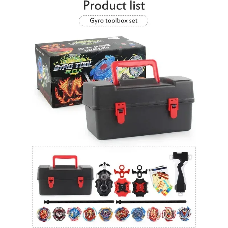 Beyblade top, 3 two-way transmitters, Zestachiles Monte Varchili, children's gift with portable boxed blades.