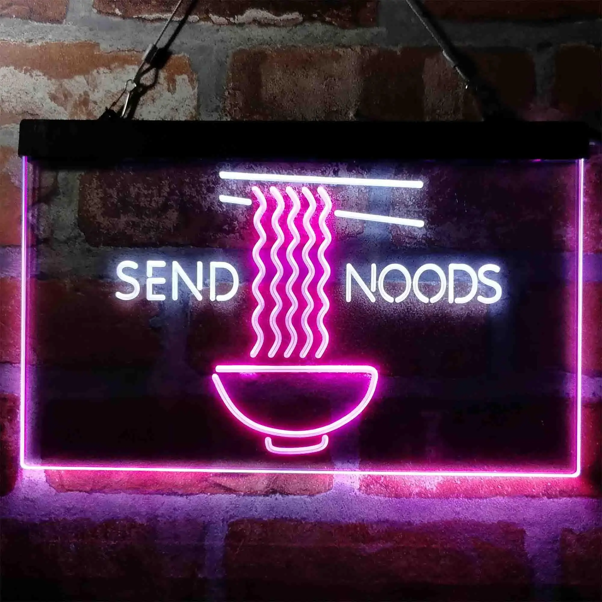 Humor Send Noods Nude Noodles Home Decoration Dual Color Led Neon Sign st6-i3977