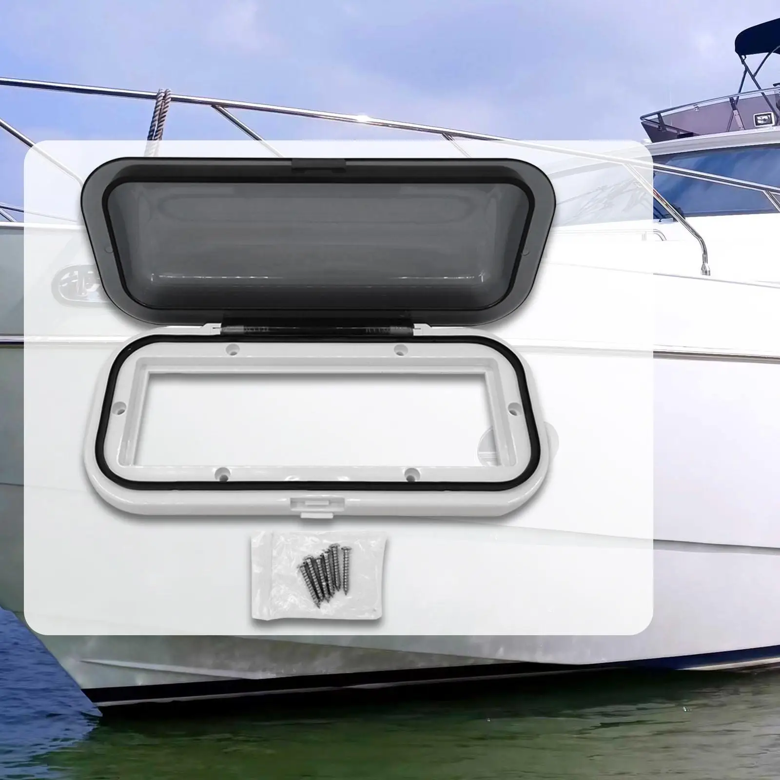 Water Resistant Marine Stereo Cover,Flip up Door Heavy Duty Repair Parts Accessory Waterproof Stereo Housing Cover Protector