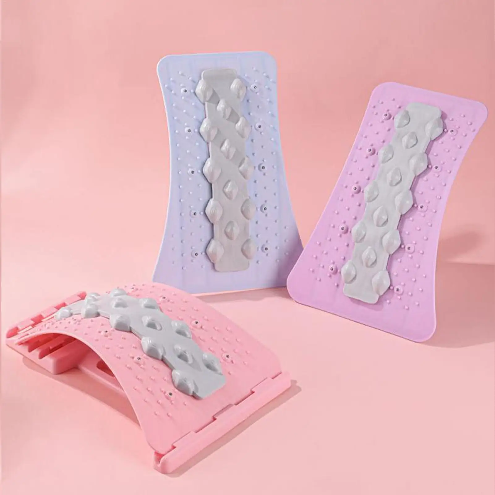 

Back Cracking Device Portable Lumbar Stretcher Board Stretching Device For Scoliosis For Men Women Boys Girls Youth Teens