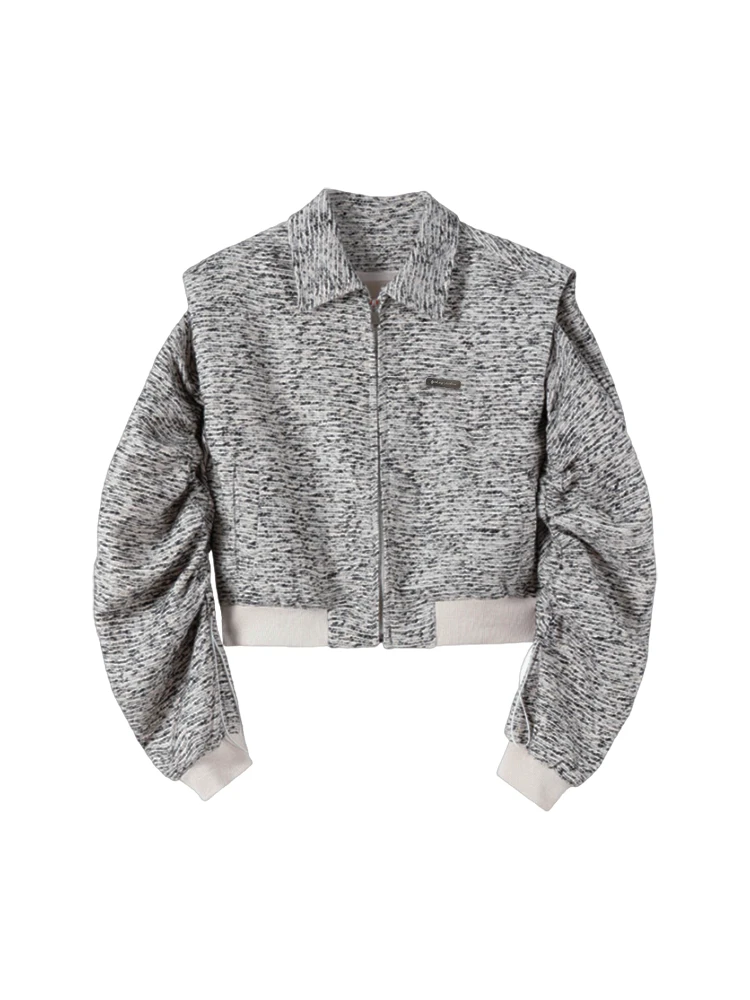 韓国 Sle シック オル アウター レディース カジュアル 秋冬 Sサイズ 高級感 フランス風 Sle トップス 花柄 リング