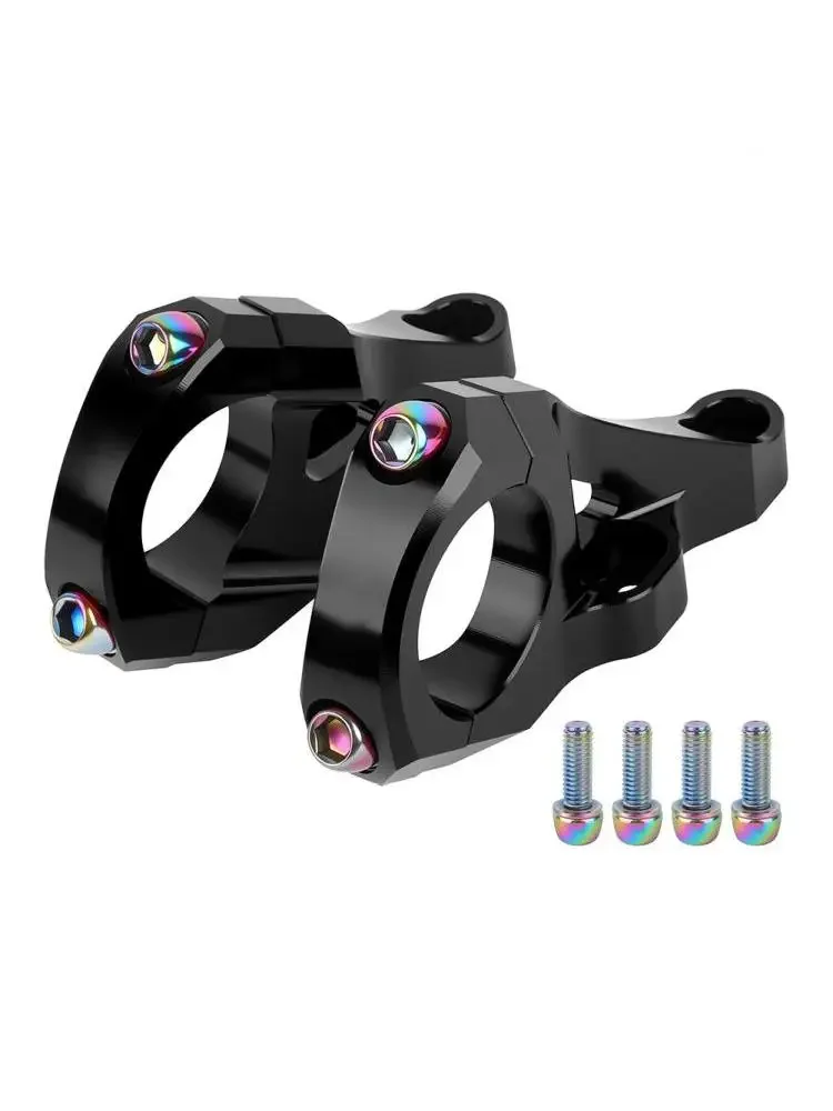 AliExpress MEROCA Bike Split Type Stem96mm Aluminium Alloy Dual Crown Forks Direct Mount Stems For DH Mountain Bike 31.8mm Handlebar Parts