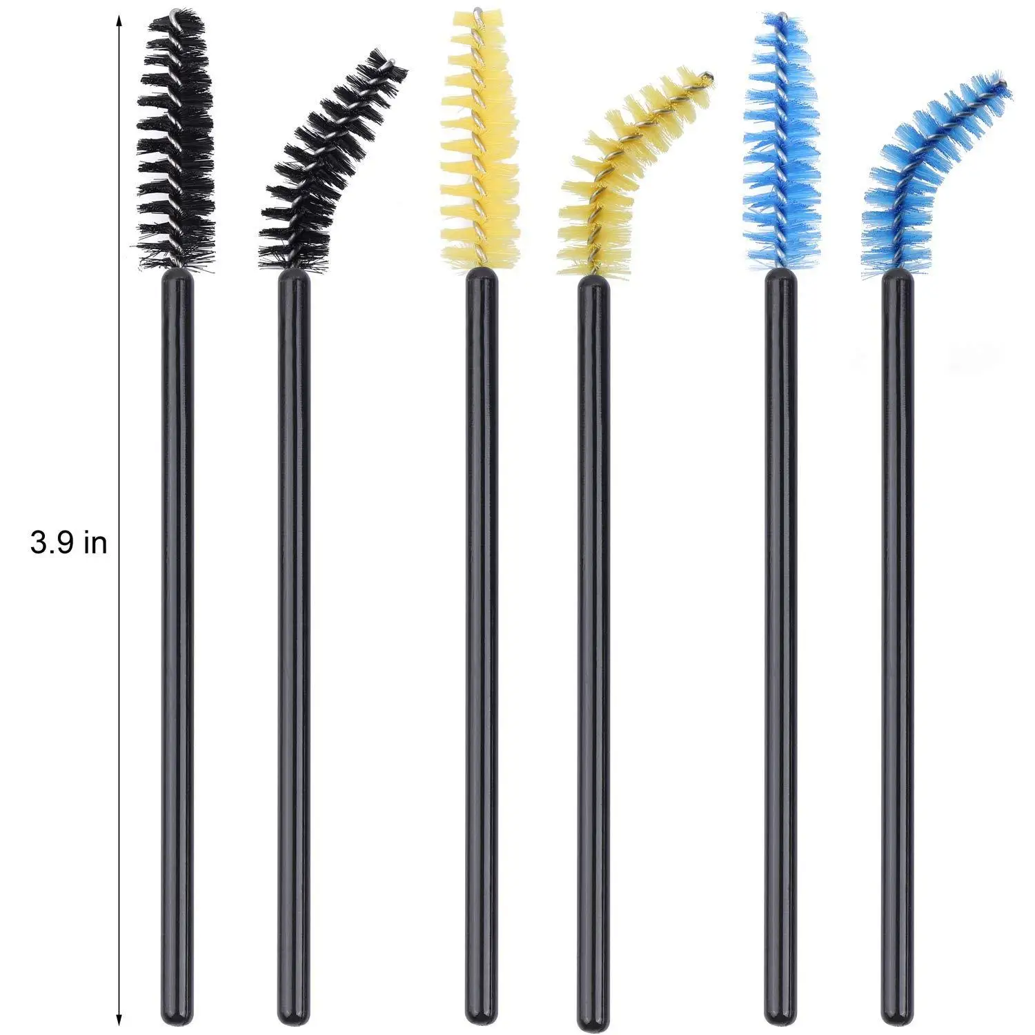 5/50/100pcs Solid Eyebrow Eyelash Brushes Disposable Applicator for Eyelash Extension Makeup Tool Mascara Wands