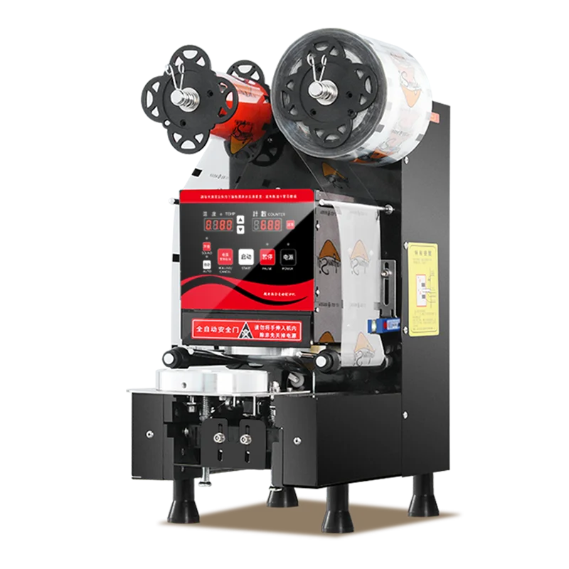 

Automatic Popular Bubble Tea Small Plastic Paper Cup Sealing Machine Sealer