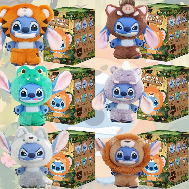 

IN STOCK Stitch Animal Series Blind Box Bag Pendant Cute Plush Doll Mystery Box Toy Surprise Birthday Christmas Gift