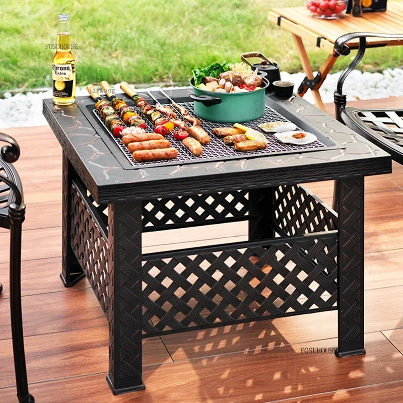 Creative Courtyard Garden Terrace Fire Pits Outdoor Apartment Villa Heating Stove Indoor Home Living Room Barbecue Grill Brazier