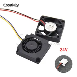 Extrusora de plástico preto Cooling Fan, adequado para modelos Ender3, V2, Ender3, Ender3Pro, CR10, 3D Printing 4010, DC24V