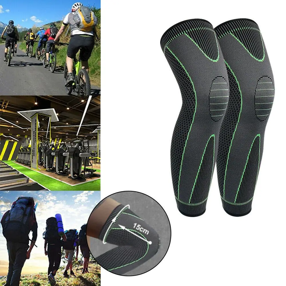 Joelheiras Elásticas Esportivas para Alívio Da Artrite, Suporte Para Ginásio De Fitness, Protetores De Pernas, Respirável, Moda