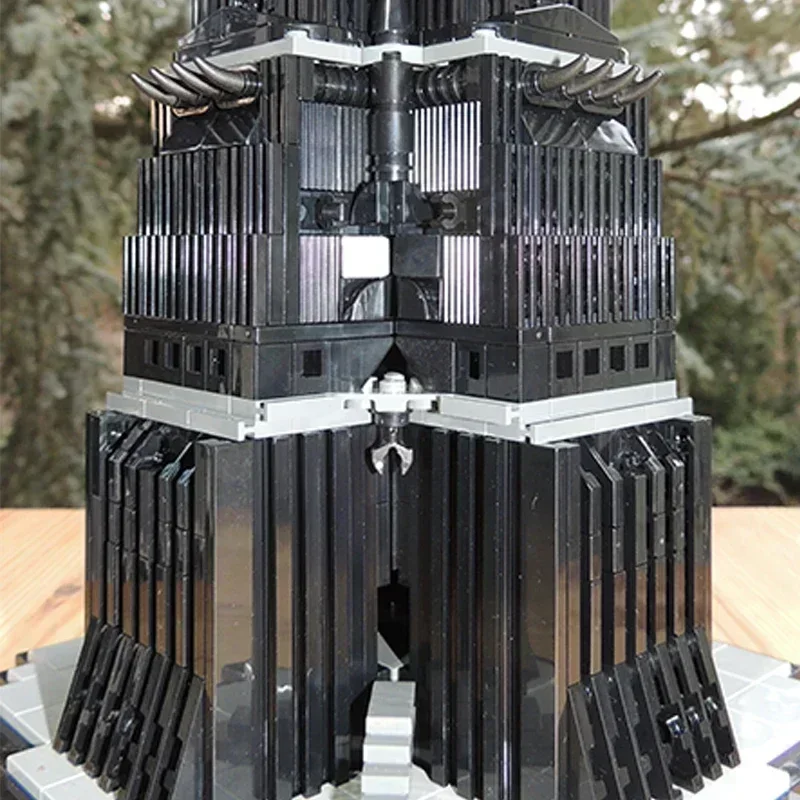 Ringe Film Modell Moc Bausteine Der Turm des Orthancer Technologie Modulare Blöcke Geschenke Weihnachten Spielzeug DIY Sets Montage