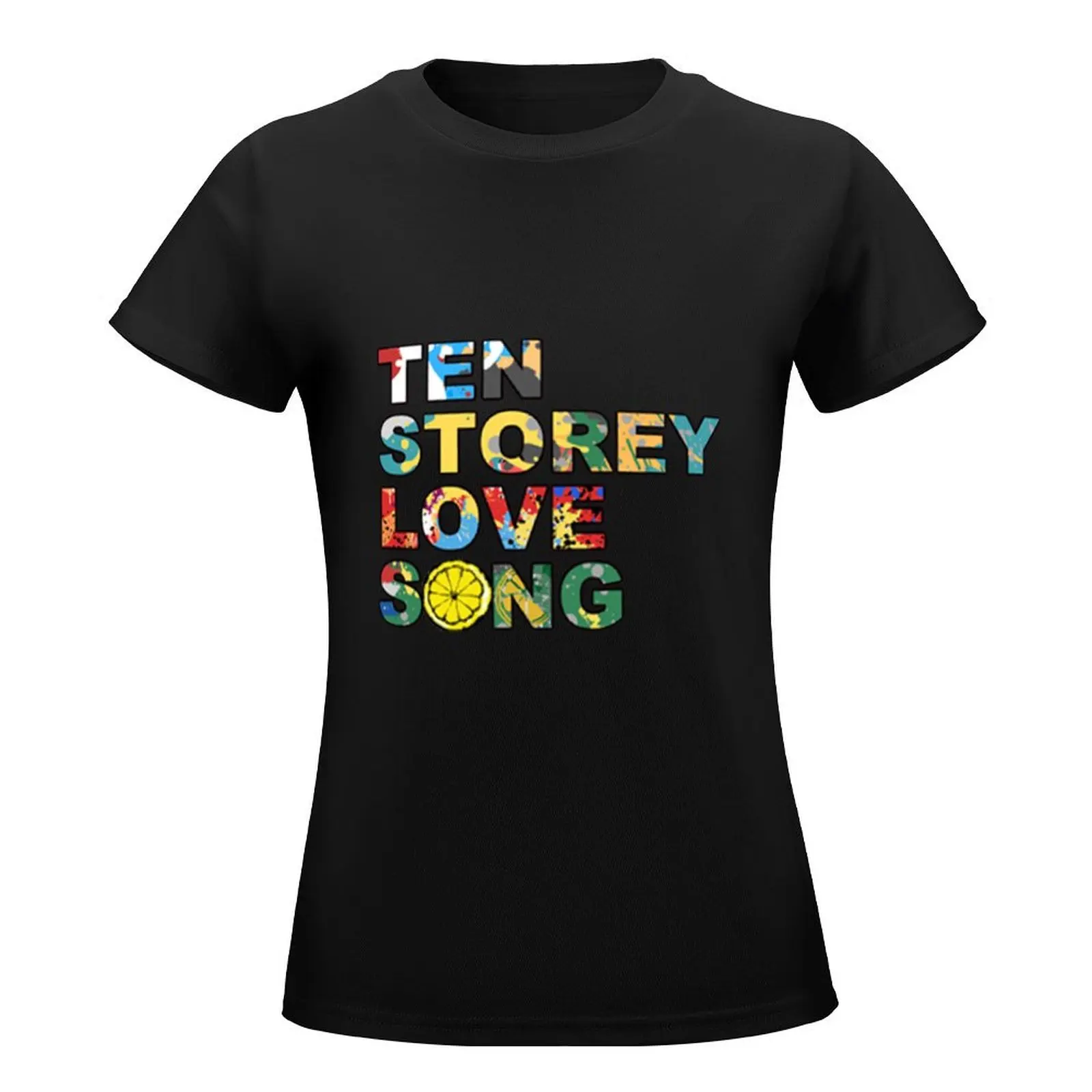The Ten Storey Love Song Madchester T-Shirt Short sleeve tee hippie clothes clothes for woman