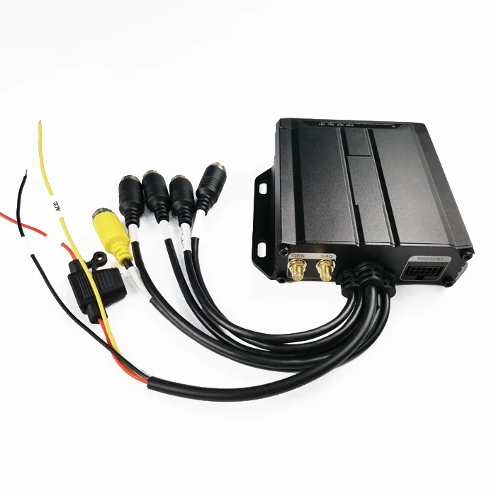 Mini Ahd 3g تتبع Mobil Dvr Set Sd بطاقة مسجل شاحنة Mdvr Cmsv6 Kit 4 قناة كاميرا نظام تحديد المواقع سيارة 4g 4ch موبايل Dvr Mdvr