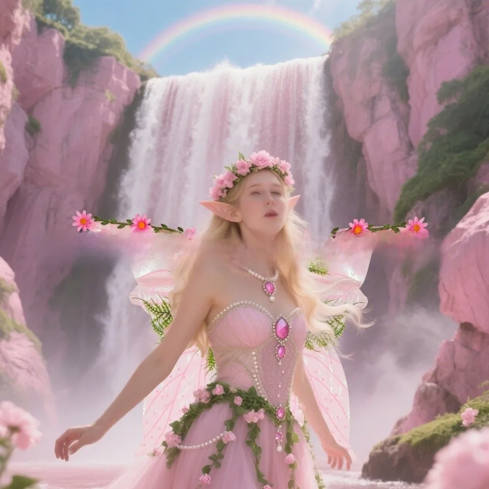 الجنية زهرة فراشة الجناح كبير التألق تأثيري الجناح تأثيري الدعائم عرض الرقص تأثيري ازياء الأطفال مزاجه