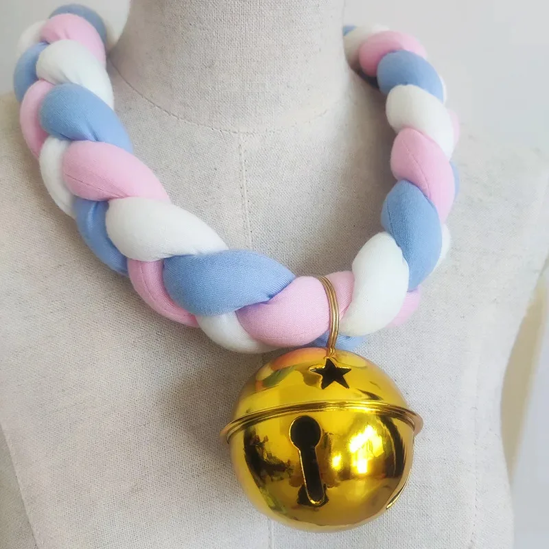 DY20 สร้อยคอขนยาวอุปกรณ์เสริมชุดขนสัตว์ถักสร้อยคอสำหรับปาร์ตี้ฮาโลวีนสัตว์คอสเพลย์ Props25