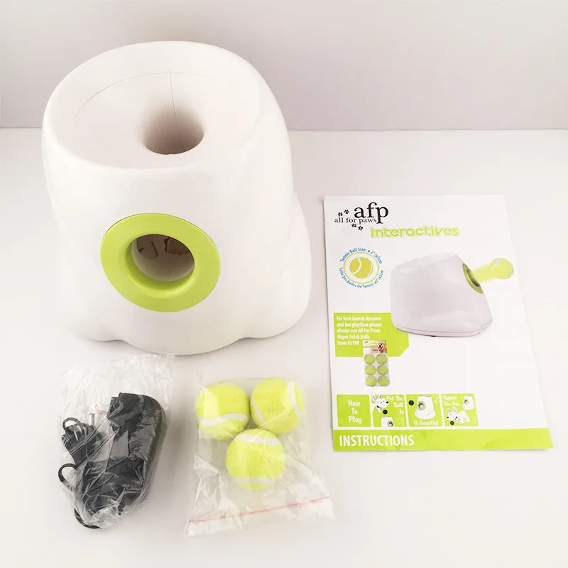 

Automatic Eco-Friendly Pet Dog Ball Thrower Interactive Tennis Transmitter Pitching Machine Toy