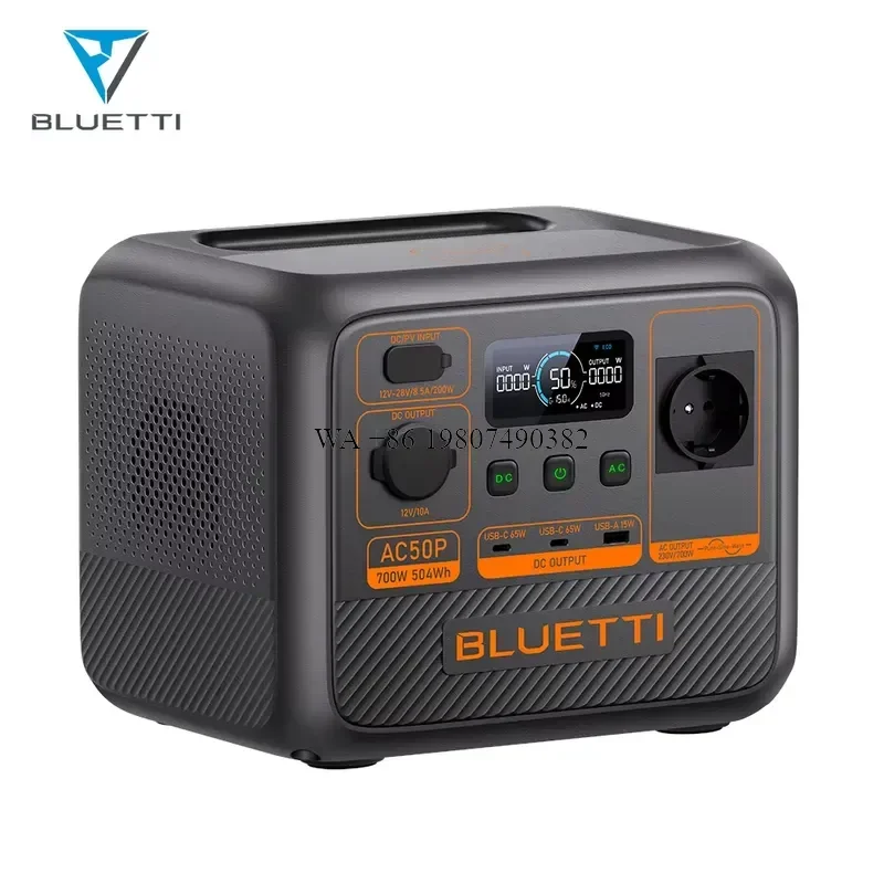 wmwmnu for Bluetti AC50P Portable Solar Generator 600W 700W AC Power Bank Mobile Lithium Battery Spare Power Station