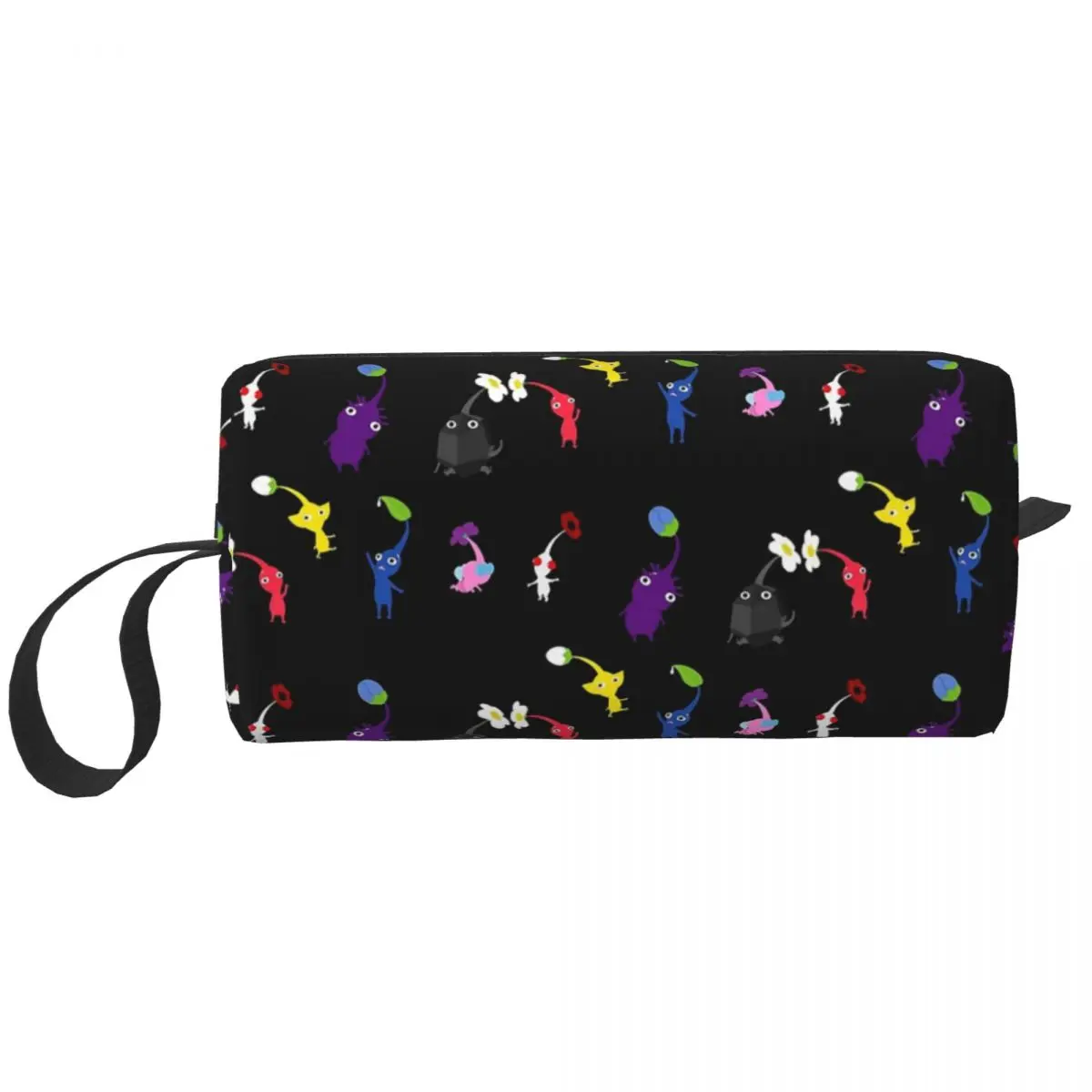 

Pikmin Makeup Bag Cosmetic Organizer Storage Dopp Kit Toiletry Cosmetic Bag for Women Beauty Travel Pencil Case