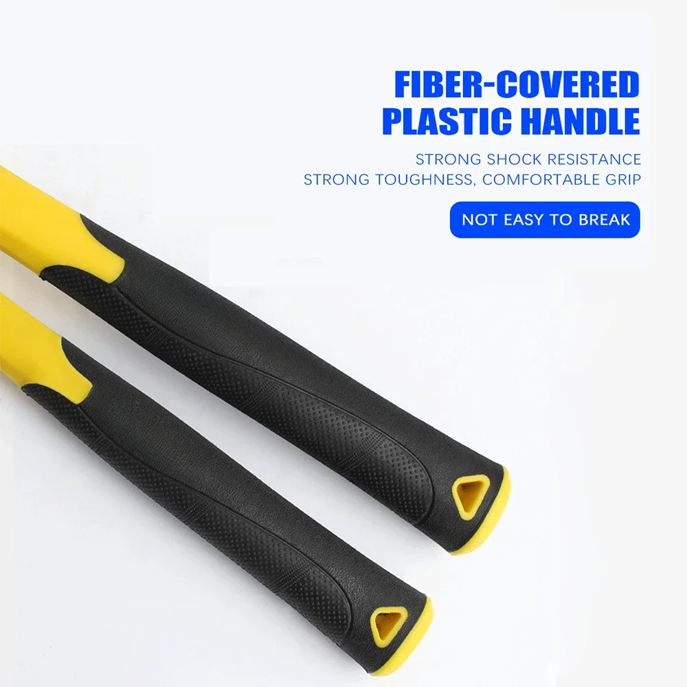 Solid Rubber Hammer Plastic Nylon Head Non Elastic Floor Tile Installation Hammer Leather Carving Printing DIY Tool