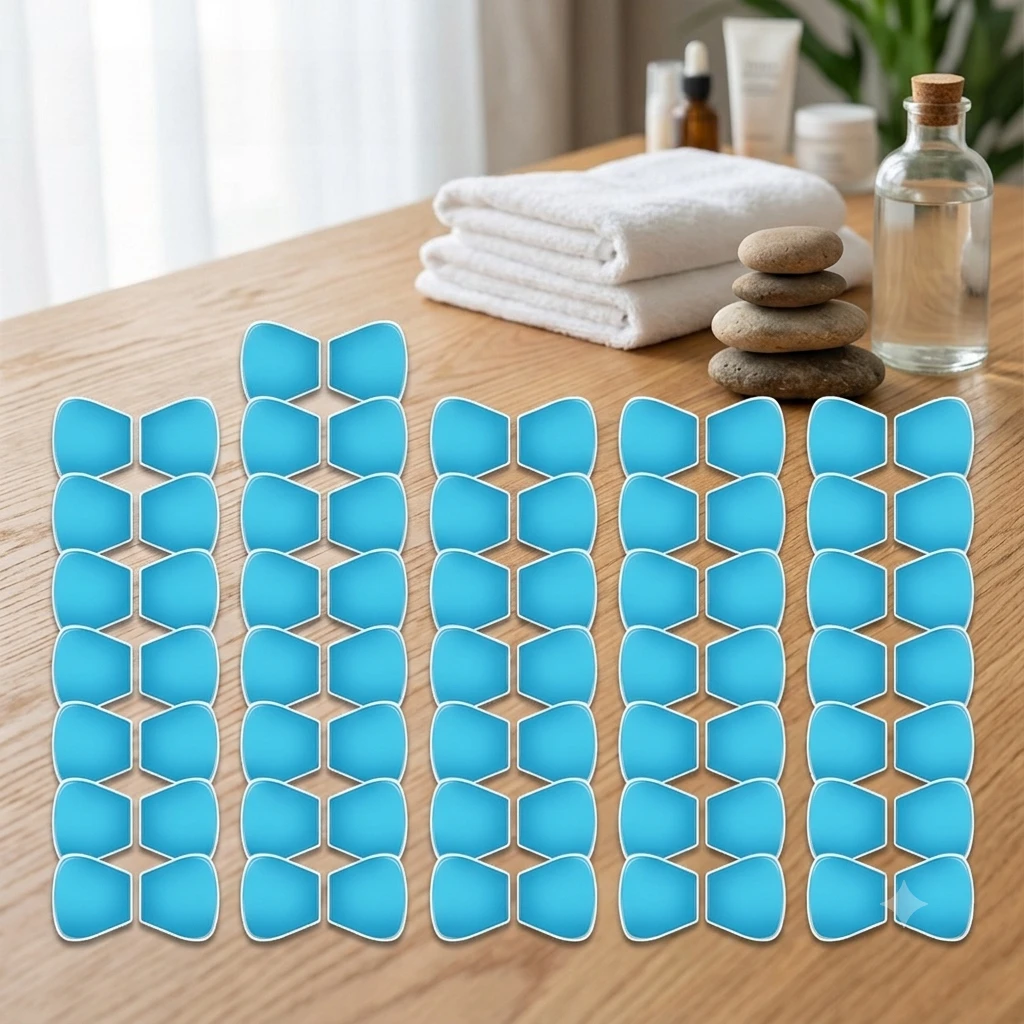 Neck Massage Gel Pad Electric EMS Mini Cervical Back Muscle Pain Relief Patch Stimulator Massageador Mat Gel Pad Replace Sticker