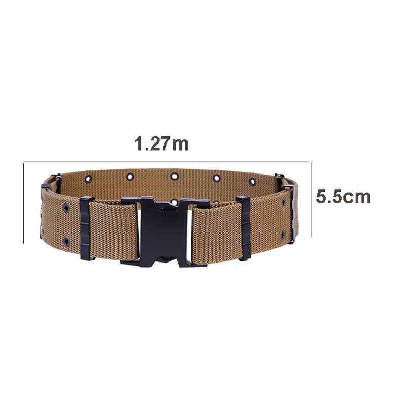 Fabric Tactical Army Belt Canvas Casual Fashion Luxury Designer Jeans Belt for Men Military Sports Strap with Adjustable Belt