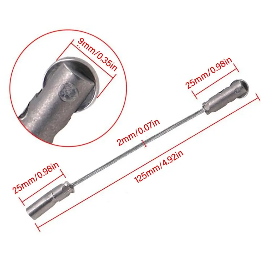 Tools Cable Puller Accessories For Repair Automatic Thread Guide Fish Tape Leader Connector Head Wire Cable Elastic Threader