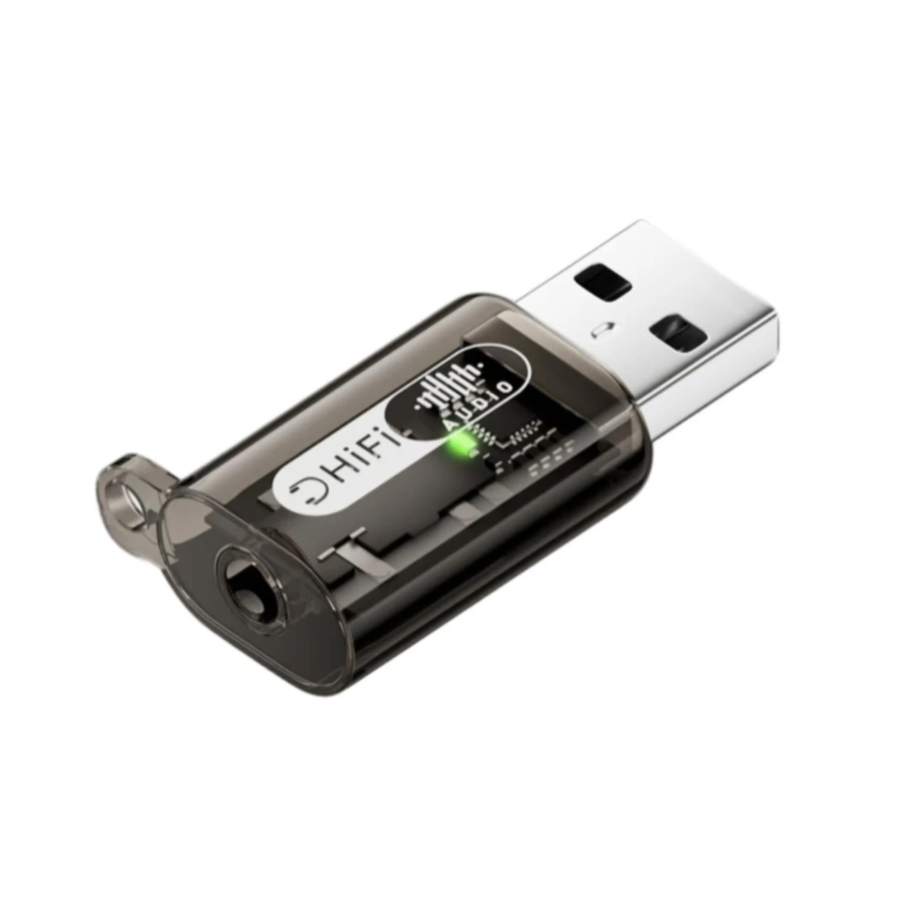 USB to 3.5mm Audio Adapter Hi‑Fi Sound USB‑A Male to 3.5mm Female Jack Sound Card Converter for PC Laptop