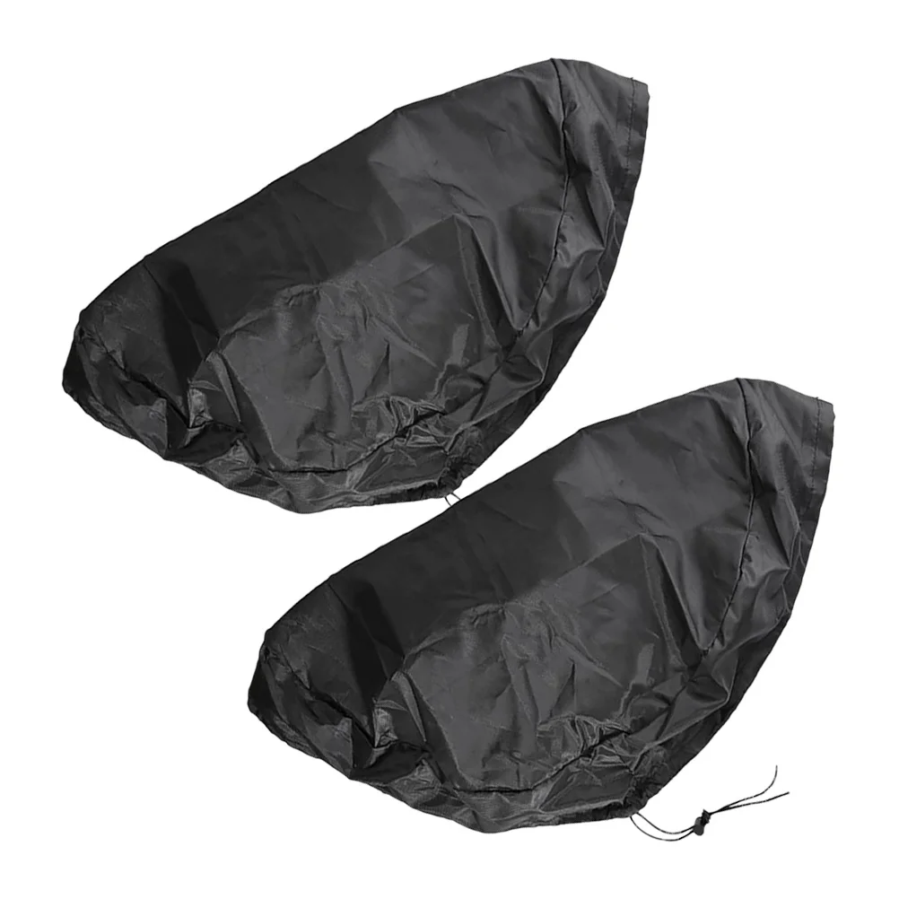 

2Pcs Oxford Cloth Cover Waterproof Outdoor Chemical Bucket Protector Rain Snow Dirt Resistant Drawstring Lid