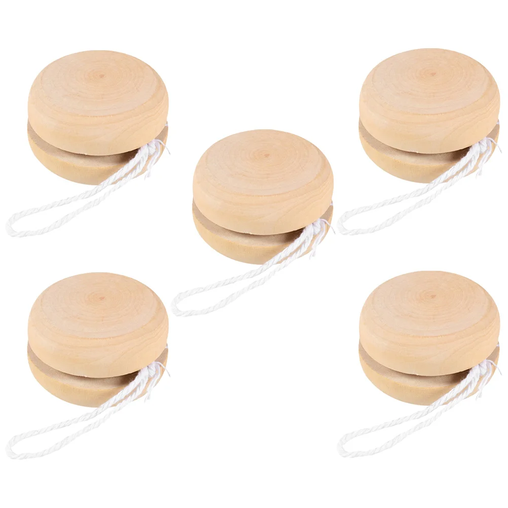 Puzle de madera china para niños, juguete de 4-12 piezas, Yoyo, juguetes de dibujo, bolas de yo-yo, ilumina el divertido modelo de madera