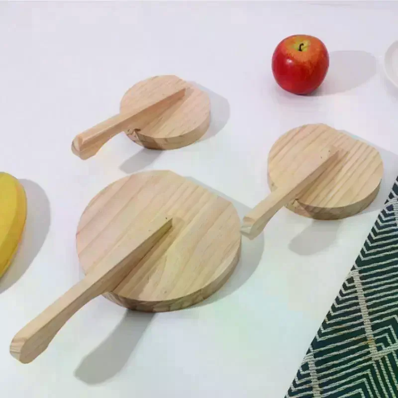 Solid Wood Dough Press Tool Quick Easy Dumpling Skin Presser Home Dumpling Wrapper Skin Making Mold Kitchen Pastry Baking Tools