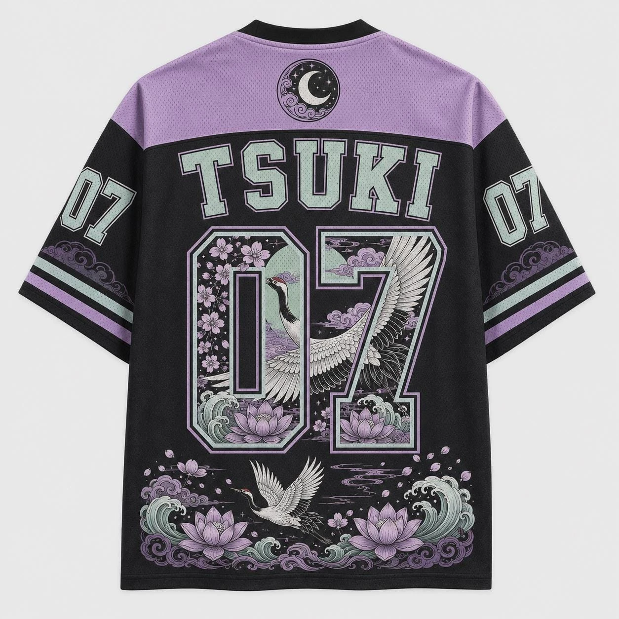 2026 Sommer Mode Japanischer Stil Wind- und Wellen-Design 3D-Druck Outdoor Freizeit Sport Fitness V-Ausschnitt T-Shirt Große Größen – Detail 6