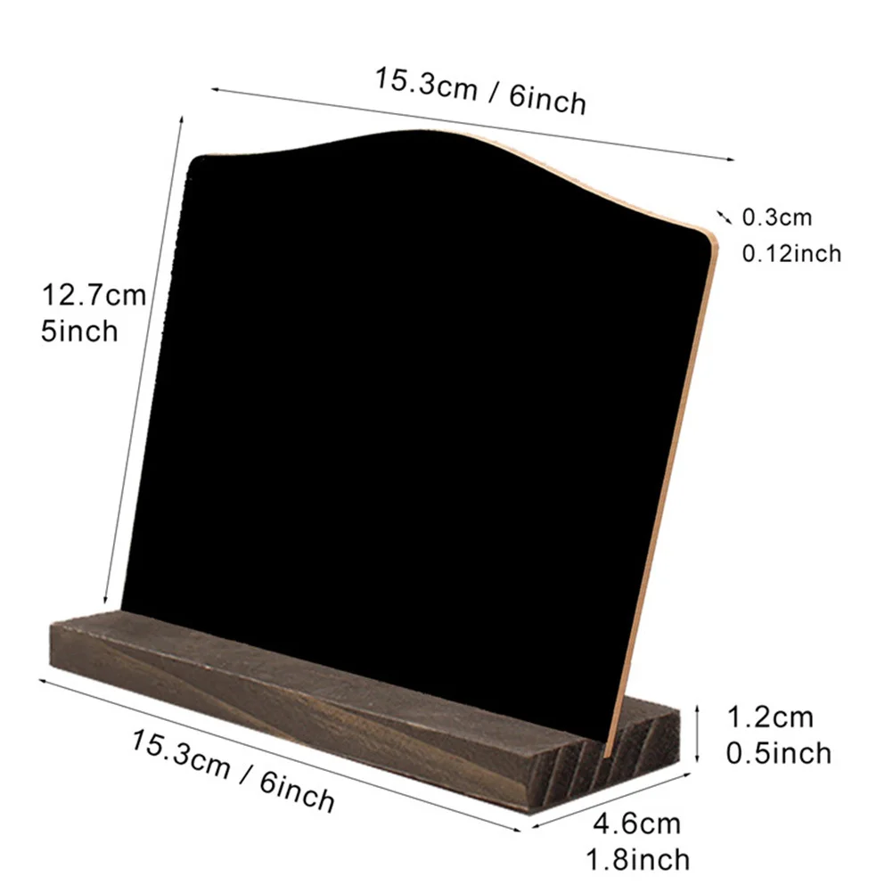 2 stuks houten schoolbord set schildersezel stand herbruikbare desktop message board voor thuis bar party klein schoolbord display decor