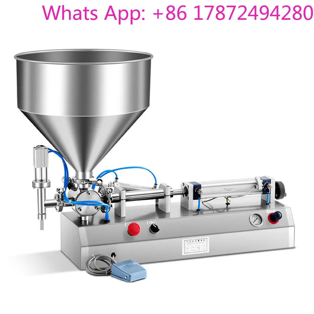 Commercial Paste Filling Machine Liquid Oil Honey Can Filling Machine Laundry Beverage Edible Oil Honey Filler Machine