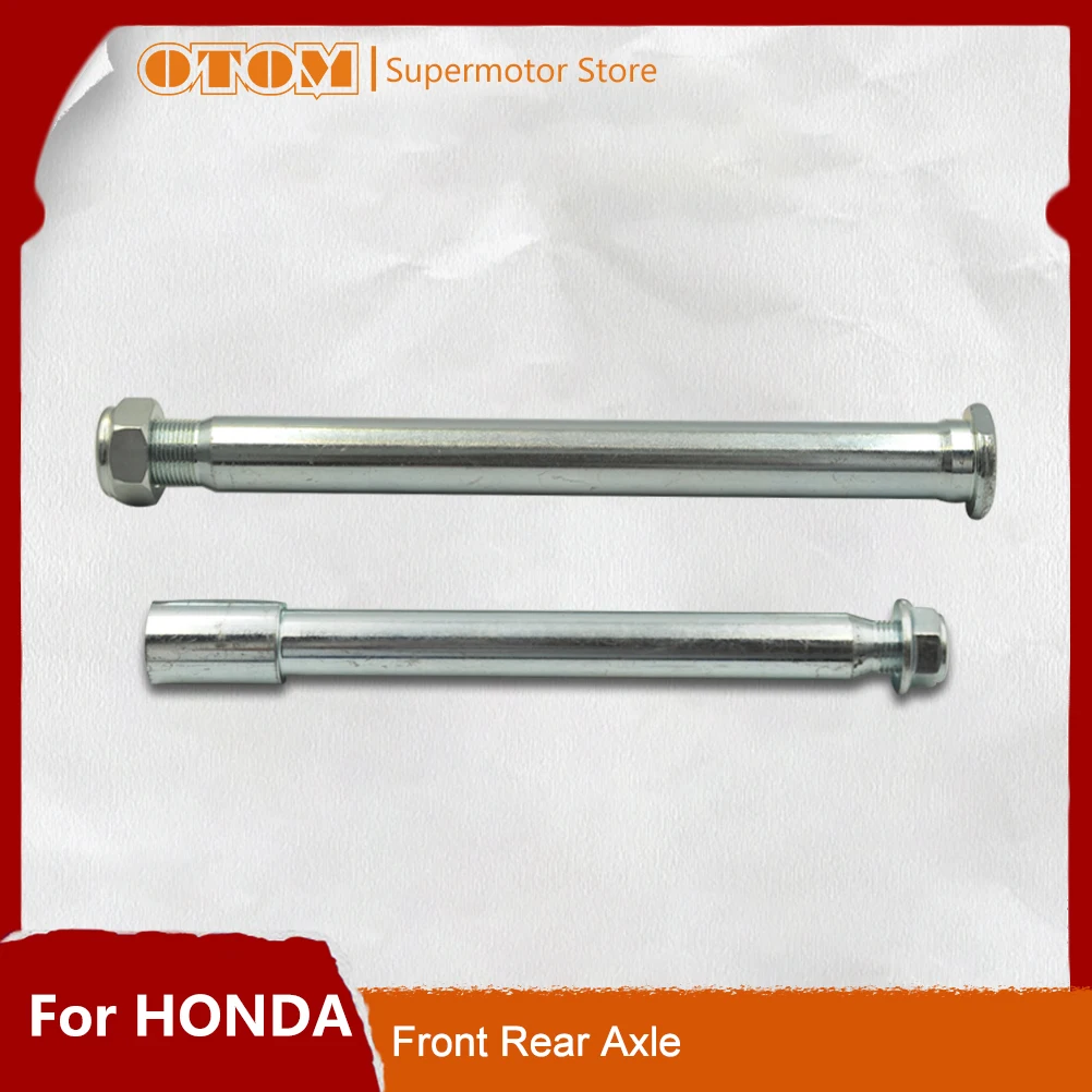 OTOM Motorcycle Front And Rear Axle Steel Galvanized Hubs Motocross Shaft Pivot Assy For HONDA CRF250R 250X 450R 450X Accessory