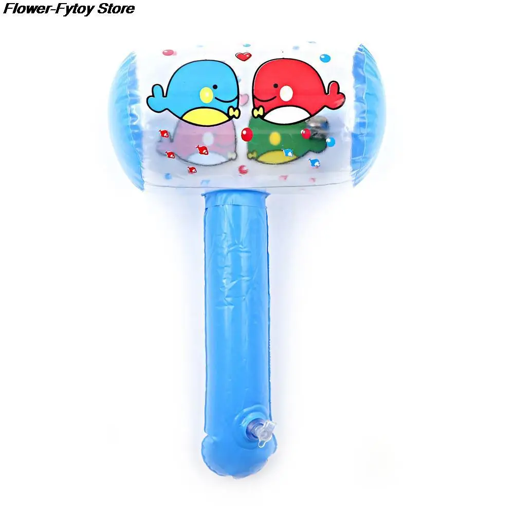 1Pcs Inflatable Hammer Air Hammer With Bell Random Color Wholesale Kids Children Blow Up Noise Maker Toys