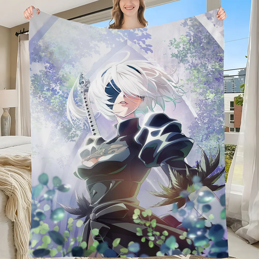 NieR Automata Cartoon Tapestry Art Science Fiction Room Home Decor Art Home Decor