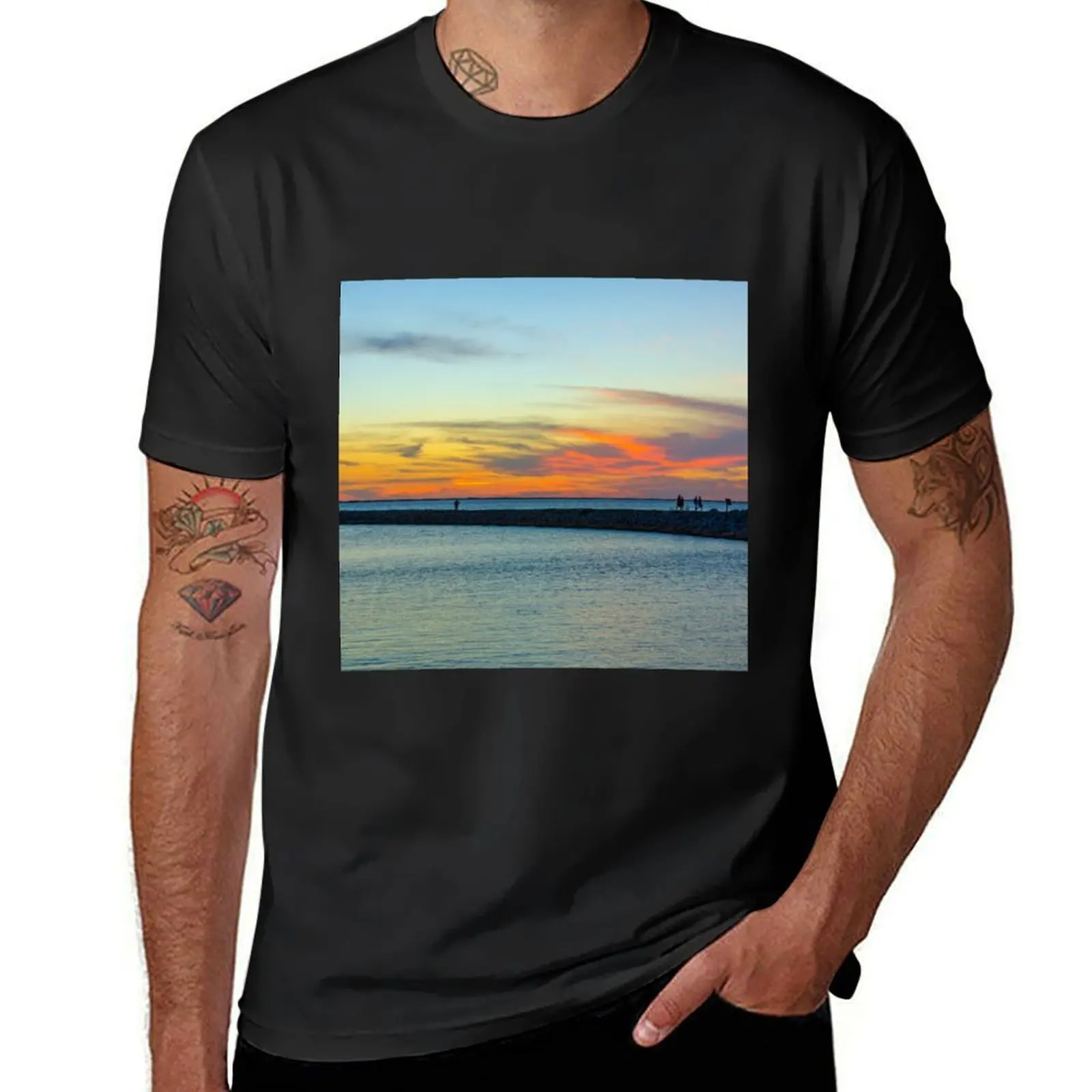 

OKC, Lake Hefner T-Shirt plus size tops sports fans designer t shirt men