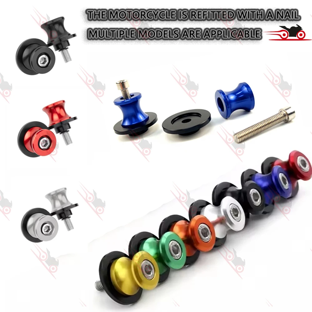 Swingarm Spools Rear Stand Screws Sliders For Suzuki 2023 2022 2021 V-Strom 250 1050 XT V Strom 650 VStrom 800DE DL650 DL1000