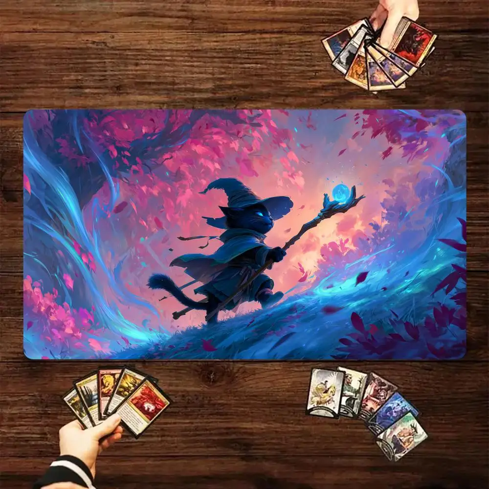 Interesting Magical Journey Magic Card Battle Mat MTG Playmat Anti-slip Base 35X60CM gathering gaming mat Board Game Mat for TCG