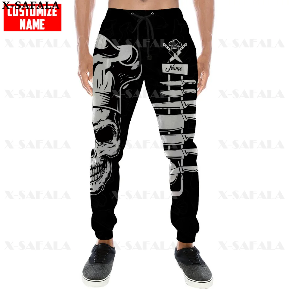 

Custom Name Master Chef 3D All Printed Trousers Men Sweatpants Casual Long Joggers Streetwear Autumn Loose Sports Pants-1