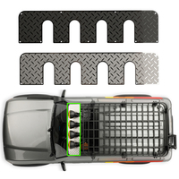 1pcs Luggage Rack Front End Metal Anti-slip Protective Panel for 1/10 FMS FCX10 LC80 Accessories